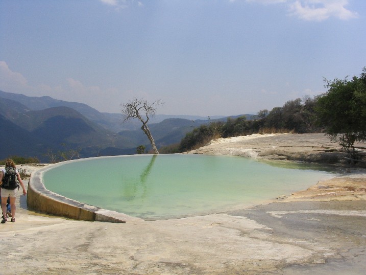 We took a swim in here, it was way cooler!!!